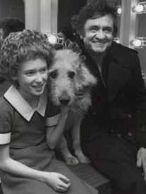 Johnny Cash backstage at Annie on Broadway 1983, NYC.jpg